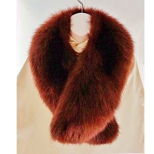 Vintage Genuine Fox Collar - Auburn Fox Fur Stole